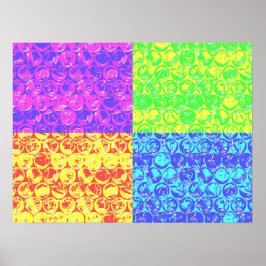 Póster Arte pop da bolha