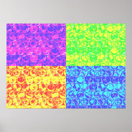 Póster Arte pop da bolha