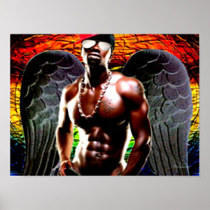 Poster Arte Pop Urbano Africano