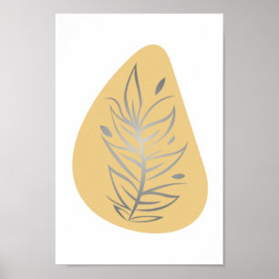 Poster Arte por linha de Abstrato