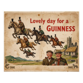 Póster Arte Premium "Dia Encantador para uma Guinness" Vi