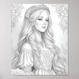 Poster Arte princesa