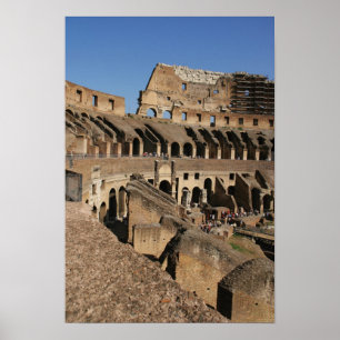 Póster Arte Romana. O Coliseu ou Flaviano