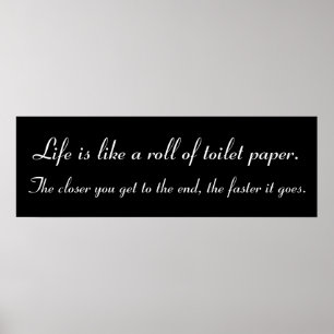 Póster Arte/sabedoria da parede do banheiro