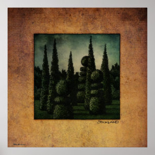 Póster Arte secreta do jardim do Moonrise