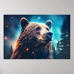 Poster Arte selvagem majestosa para animais selvagens