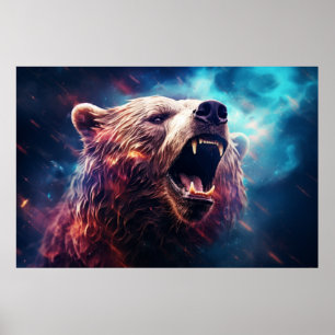 Poster Arte selvagem majestosa para animais selvagens