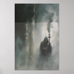 Poster Arte Sombria Gótica, Gótico Acadêmico Sombrio