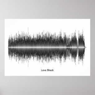 Poster Arte Sonora do Love Shack da B52