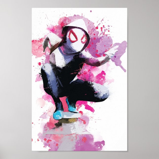 Poster Arte SpiderGwen Splatter (Frente)