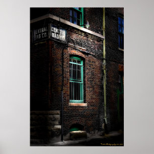 Poster Arte suburbana da foto de Kansas City das partes