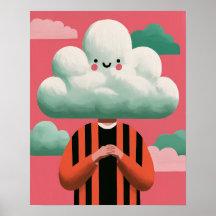Arte Surrealista e Excêntrico de Personagem com Ca