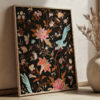 Arte Textil Art Nouveau Padrão de Tecido Vintage