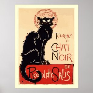 Póster Arte Tournee du Conversa Noir