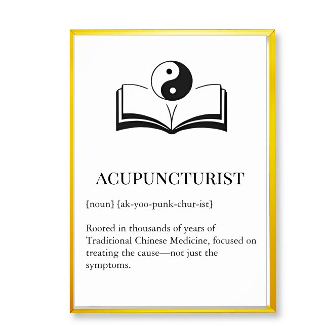 Poster Arte Tradicional de Medicina Chinesa para Acupuntu (Acupucture clinic wall decor art,  acupuncture wall chart)