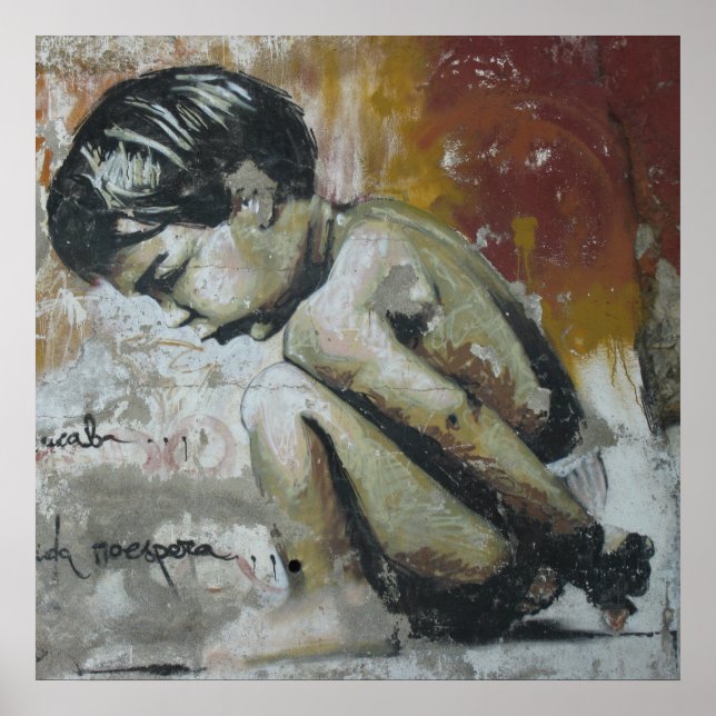 Poster Arte urbana de grafite (Frente)