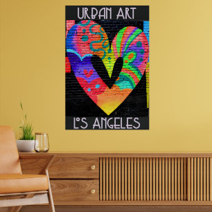 Poster Arte Urbana, Los Angeles,