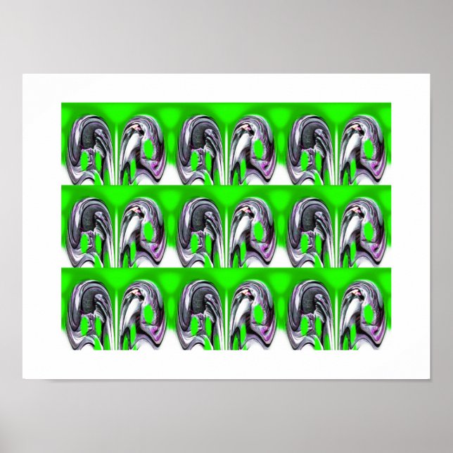 Póster Arte verde sorte (Frente)