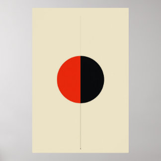 Poster Arte vetorial geométrica minimalista