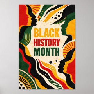 Poster Arte Vibrante Inspirada na África