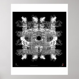 Poster "Artefato de Poesia Marciana No. 0810110"