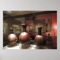 Artefatos Antigos em Museu Peruano