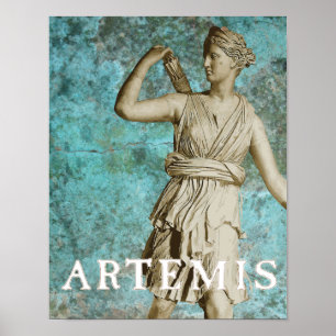 Póster Artemis Deusa Grega