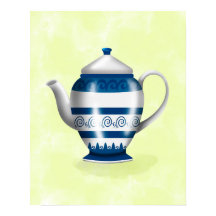 Artéria de fabrico manual tunisina (pote de chá),