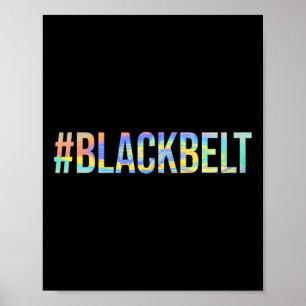 Poster Artes marciais Karate Black Belt #blackbelt