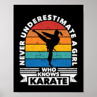 Artes marciais nunca subestimam uma menina