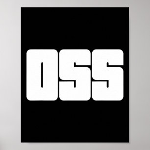 Poster Artes Marciais Oss Para Karate E Jiu Brasileiro