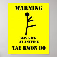 Artes Marciais Taekwondo Aviso