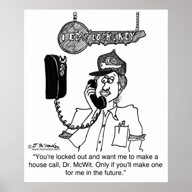 Póster Artesanal não vai fazer uma chamada em casa (Frente)