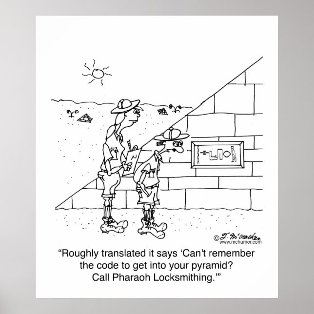 Poster Artesanato aos Faraós (Frente)