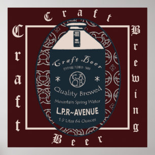 Poster Artesanato De Cerveja