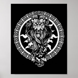 Poster Artesanato de Ser Celestial Eslavo Pagão Eslavo P
