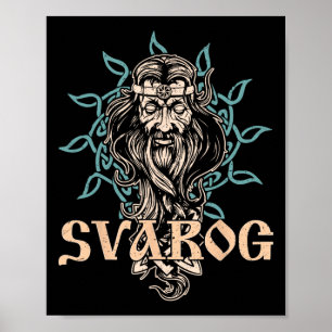 Poster Artesanato de Ser Celestial Eslavo Pagãos Eslavos