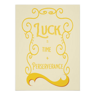 Póster Artesanato sua sorte