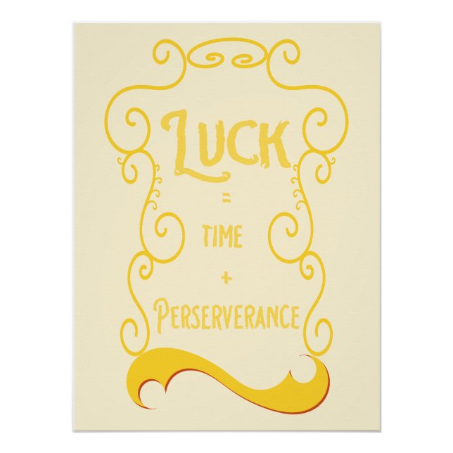 Póster Artesanato sua sorte (Frente)