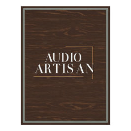 Póster Artesão de Áudio