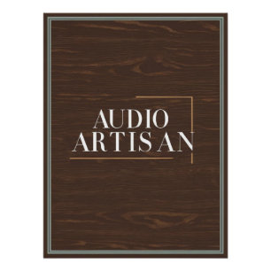 Póster Artesão de Áudio