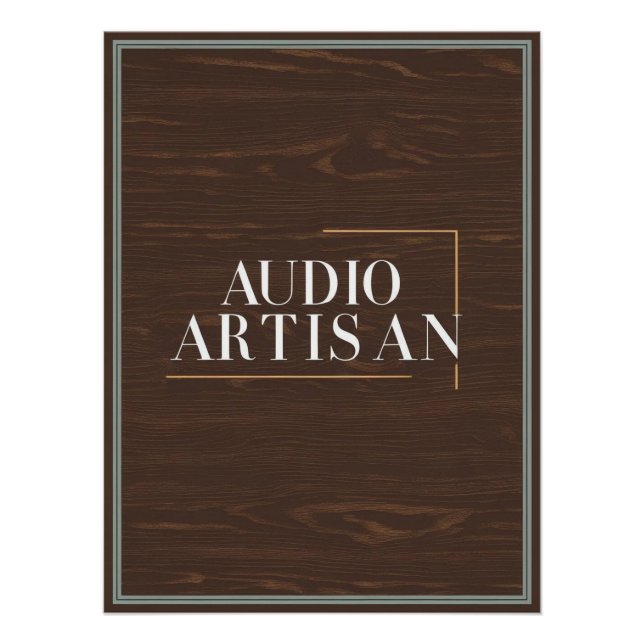 Póster Artesão de Áudio (Frente)