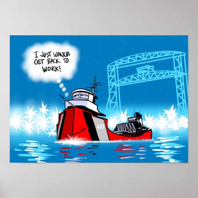 Poster Arthur Anderson de volta ao trabalho (Frente)