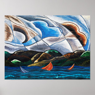 Poster Arthur Dove, Nuvens e Água