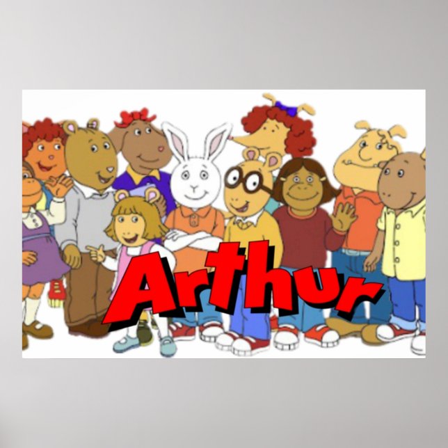 Poster Arthur e amigos (Frente)