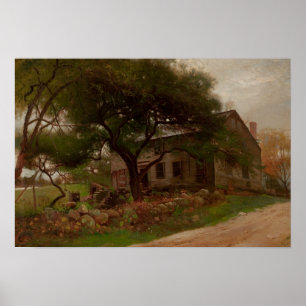 Poster Arthur Parton - casa velha da fazenda no Catskills