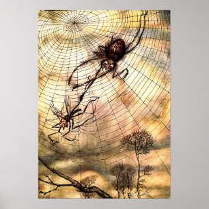 Poster Arthur Rackham - arte de conto de fadas vintage