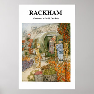 Poster Arthur Rackham -Frontispiece to English Fairy Tale