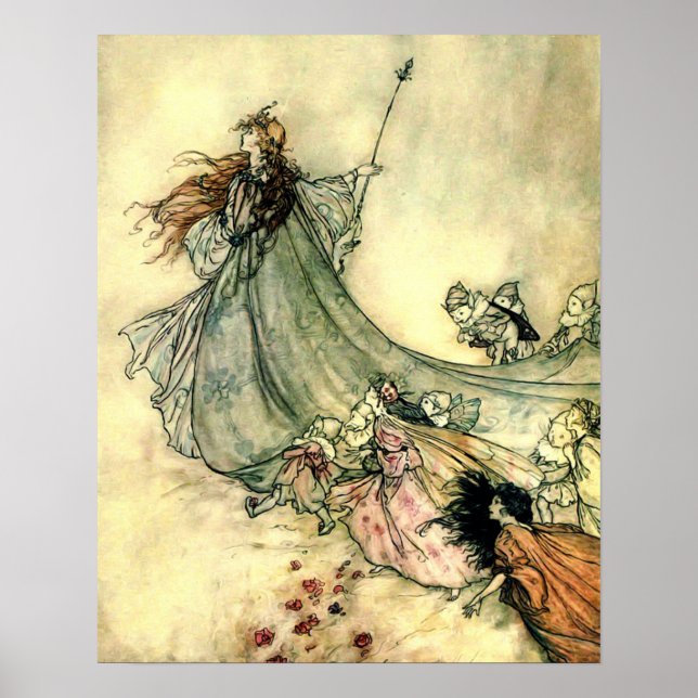 Poster Arthur Rackham's Fairy Queen (Frente)