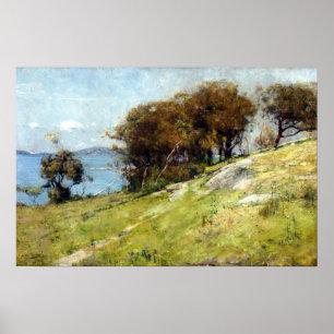 Poster Arthur Streeton Cremorne Pastoral